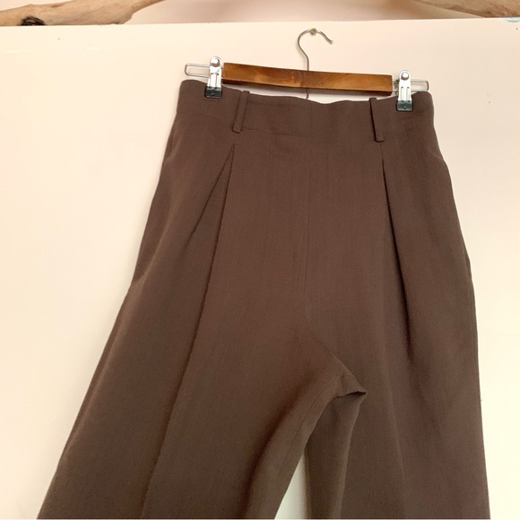 Vintage High waist Pleated Trousers - Picture 3 of 6